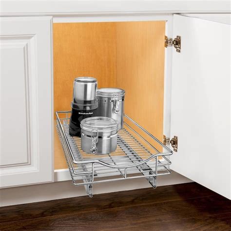 slide out cabinet drawer steel w19 d16|lowe's pull out drawers.